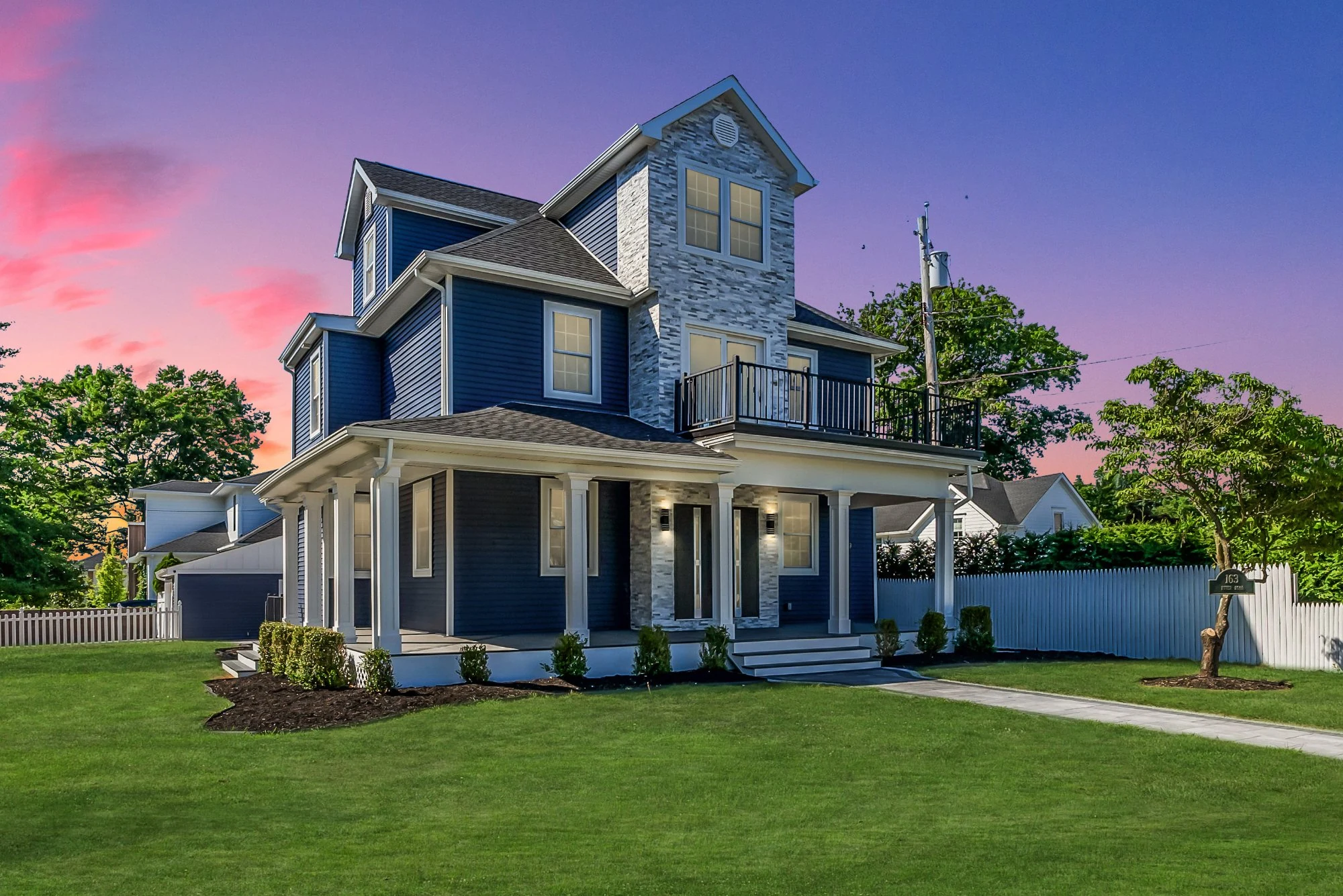 The Bayshore - contemporary coastal renovation exterior, New Jersey