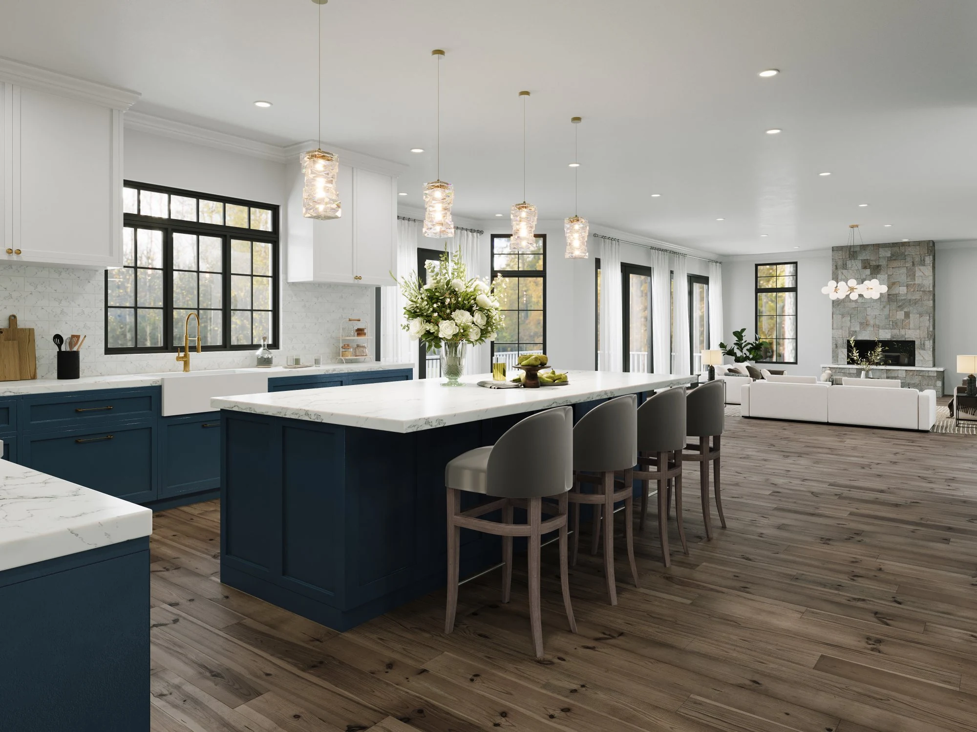 Kitchen & Great Room