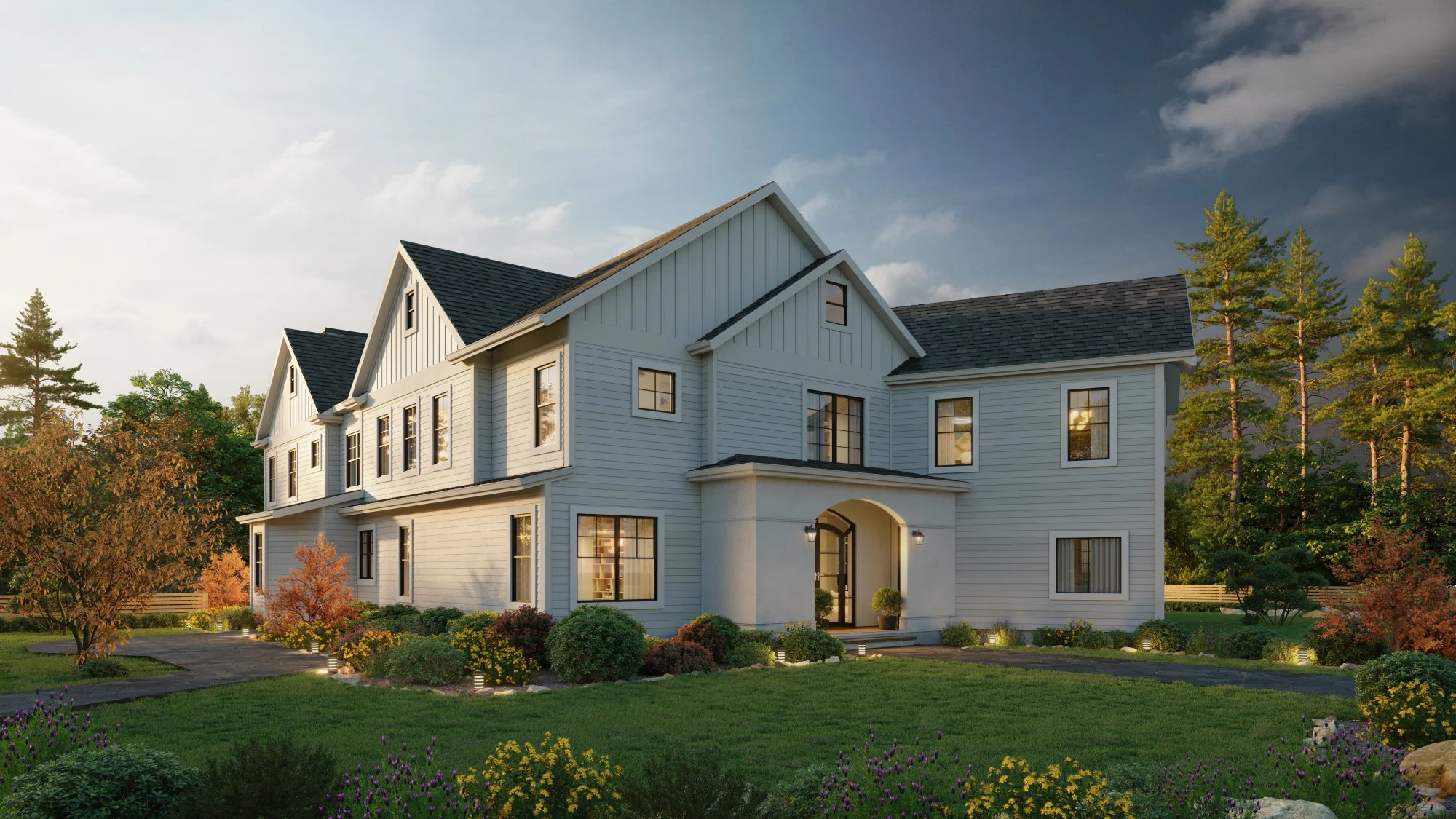 Modern farmhouse new build, TGV Homes NJ